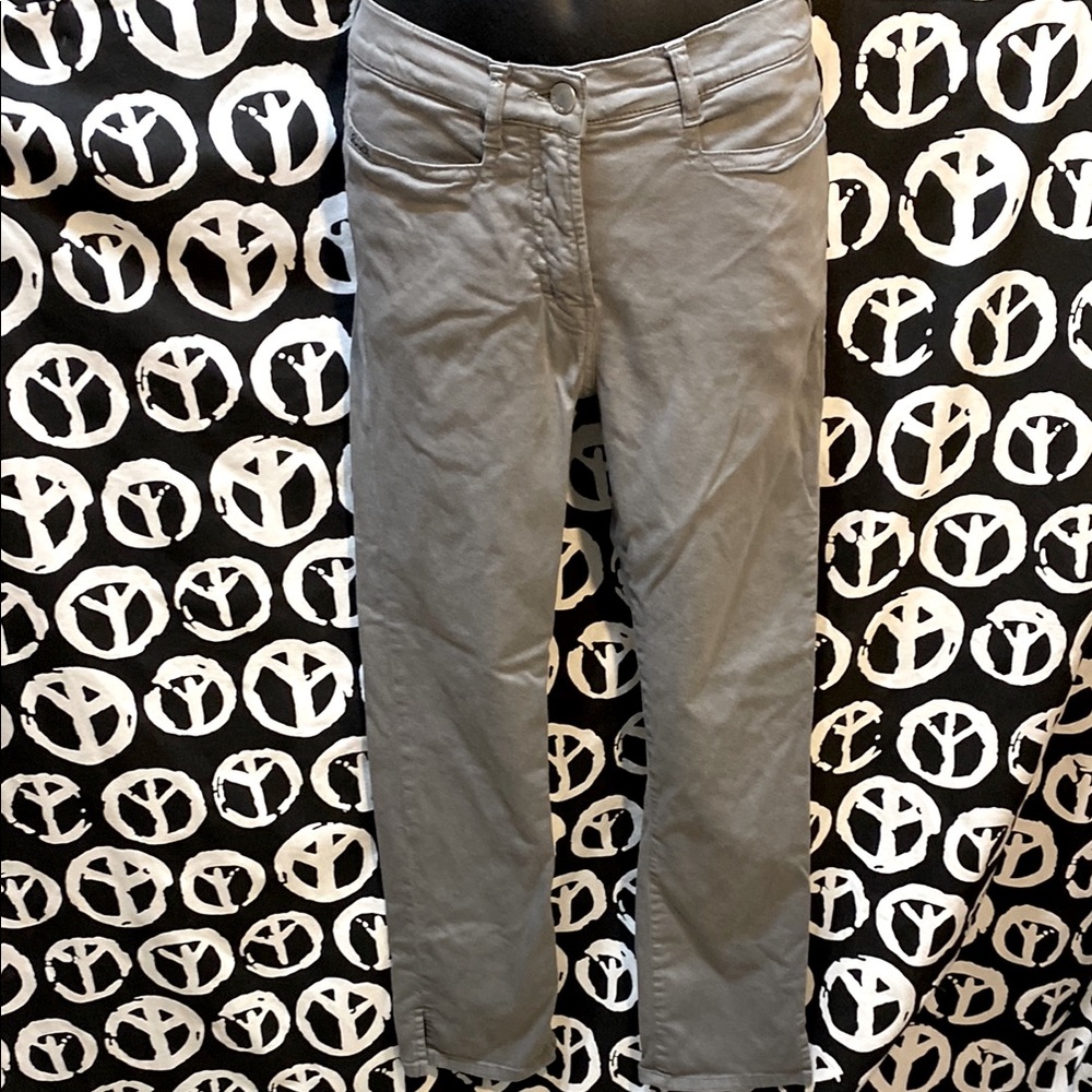 MISS SIXTY GREY HIGH RISE CHINO PANTS SZ 26